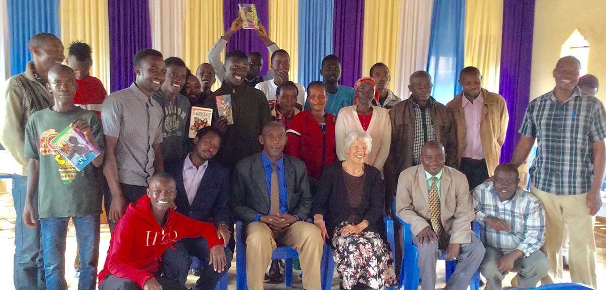 launching youth center in Katwanyaa